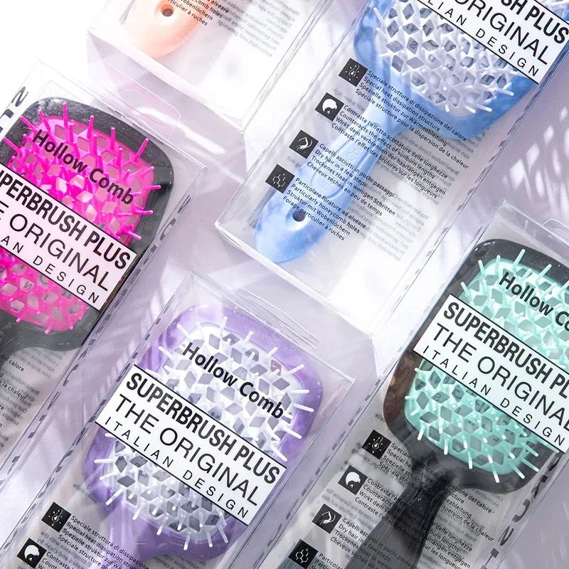 2pc Hair Comb Set Anti Static Scalp Massage