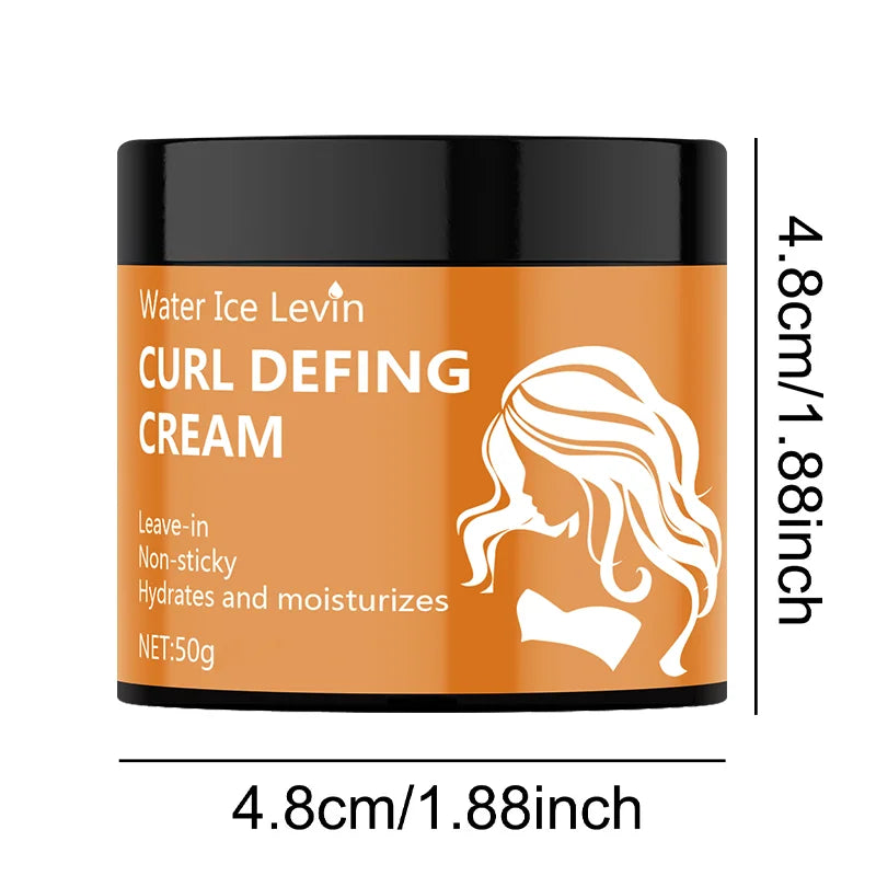 50g Black Castor Oil Curly Hair Styling Cream